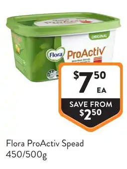 Foodworks Flora ProActiv Spead offer