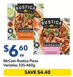 Ritchies McCain Rustica Pizza Varieties offer