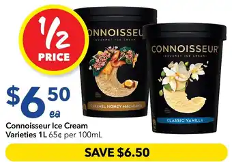 Connoisseur Ice Cream Varieties