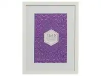 Officeworks Lifestyle Brands Promenade Frame 12 x 16" with 8 x 12" Opening White offer