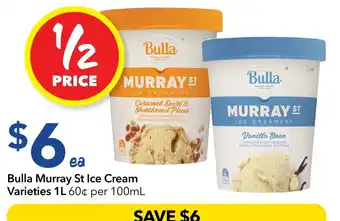 Ritchies Bulla Murray St Ice Cream Varieties offer