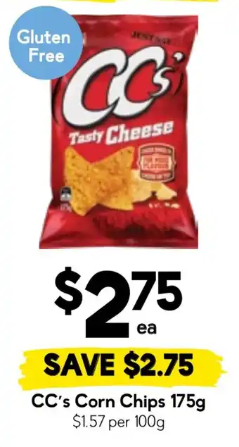 Drakes CC's Corn Chips offer