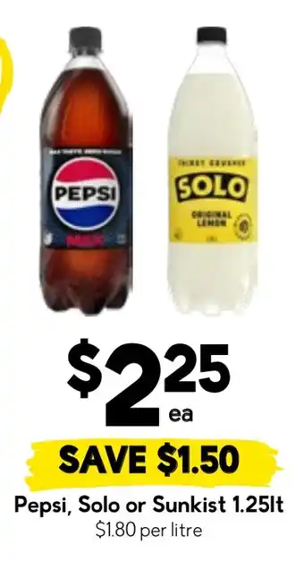 Drakes Pepsi Solo or Sunkist offer