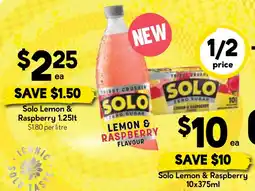 Drakes Solo Lemon & Raspberry offer