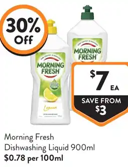 Foodworks Morning Fresh Dishwashing Liquid offer