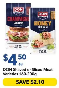 Ritchies DON Shaved or Sliced Meat Varieties offer