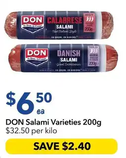 Ritchies DON Salami Varieties offer