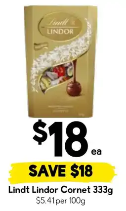 Drakes Lindt Lindor Cornet offer