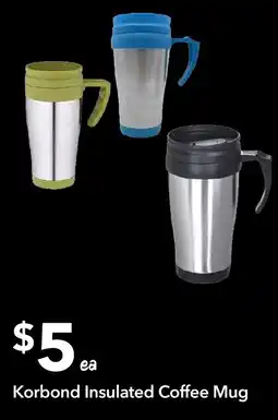 Ritchies Korbond Insulated Coffee Mug offer