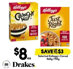 Drakes Kellogg's Cereal offer