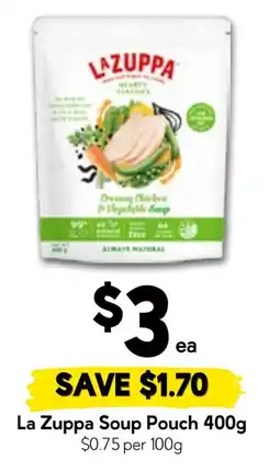 Drakes La Zuppa Soup Pouch offer