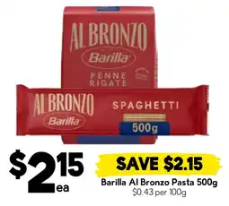 Drakes Barilla Al Bronzo Pasta offer