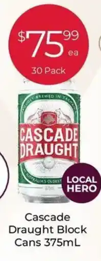 Porters Cascade Draught Block Cans offer