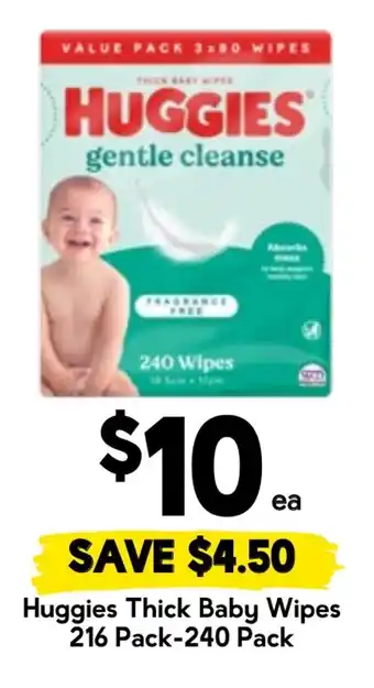 Drakes Huggies Thick Baby Wipes offer