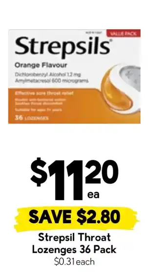 Drakes Strepsils Throat Lozenges offer