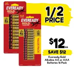 Drakes Eveready Gold Alkaline Batteries offer