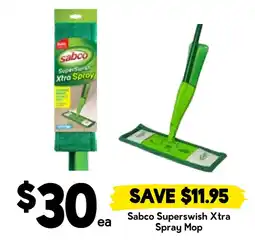 Drakes Sabco Superswish Xtra Spray Mop offer