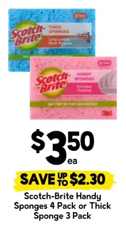 Drakes Scotch-Brite Handy Sponges offer