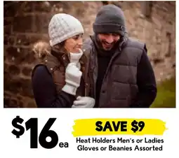 Drakes Heat Holders Men's or Ladies Gloves or Beanies Assorted offer