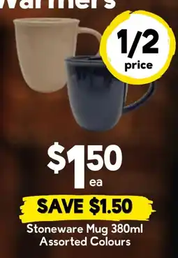 Drakes Stoneware Mug Assorted Colours offer