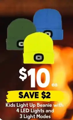 Drakes Kids Light Up Beanie offer