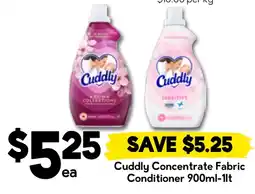 Drakes Cuddly Concentrate Fabric Conditioner offer