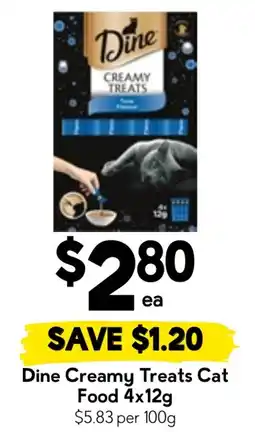 Drakes Dine Creamy Treats Cat Food offer