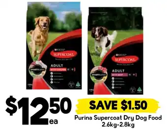 Drakes Purina Supercoat Dry Dog Food offer