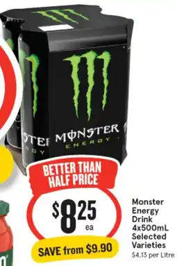 IGA Monster Energy Drink offer