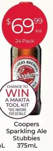Porters Coopers Sparkling Ale Stubbies offer