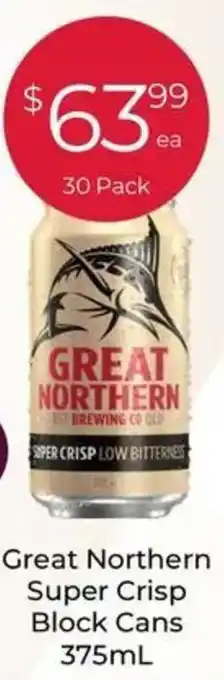 Porters Great Northern Super Crisp Block Cans offer