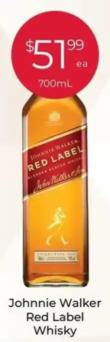 Porters Johnnie Walker Red Label Whisky offer