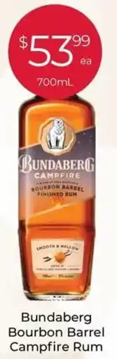 Porters Bundaberg Bourbon Barrel Campfire Rum offer