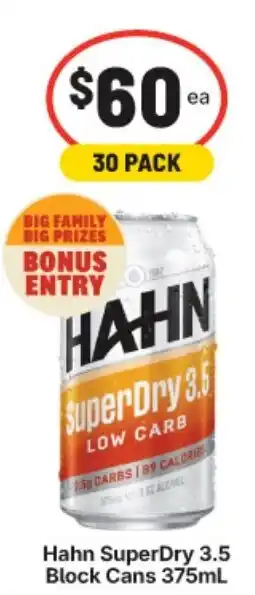 IGA Hahn SuperDry 3.5 Block Cans offer