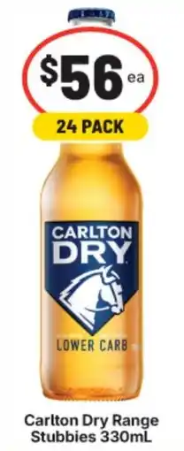 IGA Carlton Dry Range Stubbies offer