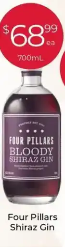 Porters Four Pillars Shiraz Gin offer