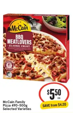 IGA McCain Family Pizza offer