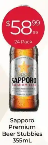 Porters Sapporo Premium Beer Stubbies offer