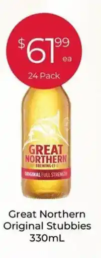 Porters Great Northern Original Stubbies offer