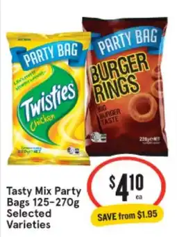 IGA Tasty Mix Party Bags Selected Varieties offer