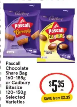 IGA Pascall Chocolate Share Bag offer
