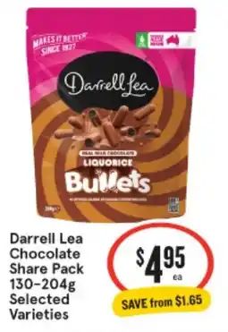 IGA Darrell Lea Chocolate Share Pack Selected Varieties offer
