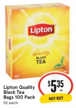 IGA Lipton Quality Black Tea offer