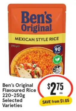 IGA Ben's Original Flavoured Rice offer