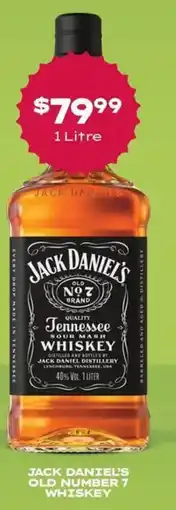 Thirsty Camel Jack daniel's old number 7 whiskey offer