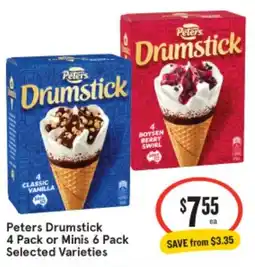 IGA Peters Drumstick Selected Varieties offer