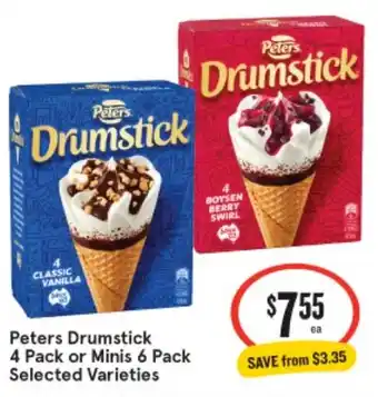 IGA Peters Drumstick Selected Varieties offer