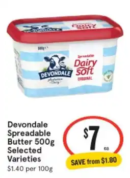 IGA Devondale Spreadable Butter offer
