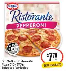 IGA Dr. Oetker Ristorante Pizza offer