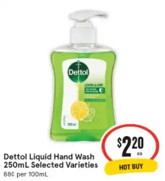 IGA Dettol Liquid Hand Wash offer